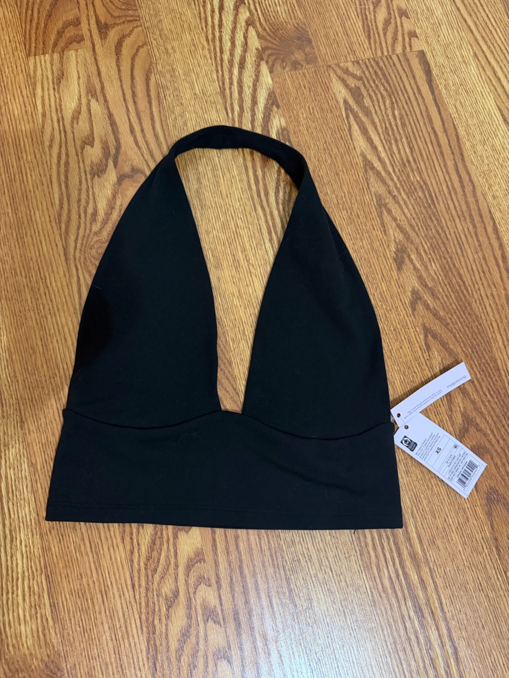 wild fable Black Halter Crop Top